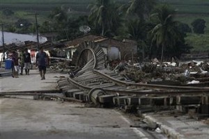 Flooding in northeast Brazil