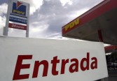 View of a state-owned PDVSA gas station