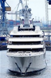 Roman Abramovich's yacht June 2010