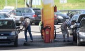 Belarusian motorists fill up