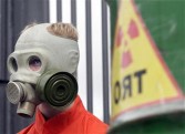 Anti-nuclear demonstration in Russia