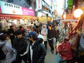 Seoul shopping street