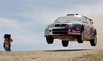 Skoda rally car