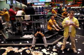 clerks Clerks work in the Eurodollar pit at the CME Group following news from the Federal Open Market Committee (FOMC) meeting concerning short-term interest rates January 27, 2010