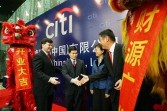 Richard Stanley, CEO of Citigroup China, Fang Xinghai, Deputy Director of the Shanghai Metropolitan Government's Office for Financial Services