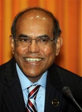 Duvvuri Subbarao, governor Reserve Bank of India