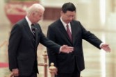 US vice president Joe Biden and Xi Jinping, his Chinese counterpart, during Biden's visit to Beijing August 2011