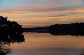 dawn on black river Amazon basin