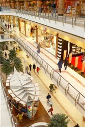 Czech mall is empty