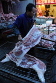 China inflation - pork for sale Oct 2011