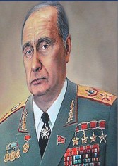 A cartoon of Vladimir Putin as Leonid Brezhnev Getty images