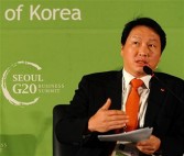 Chey Tae-won, chairman of SK Group, South Korea nov 2010