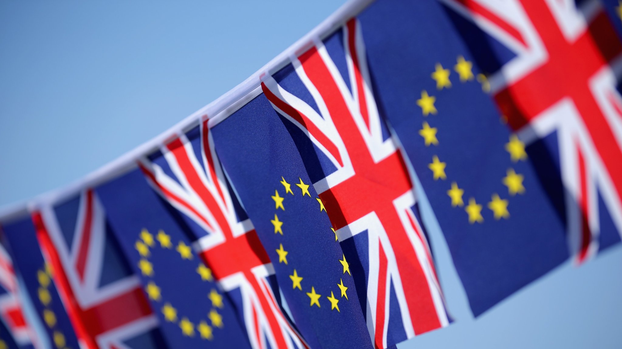Say No To Brexit Huge 10 Metres EU Euro European Union Fabric Flags Bunting 