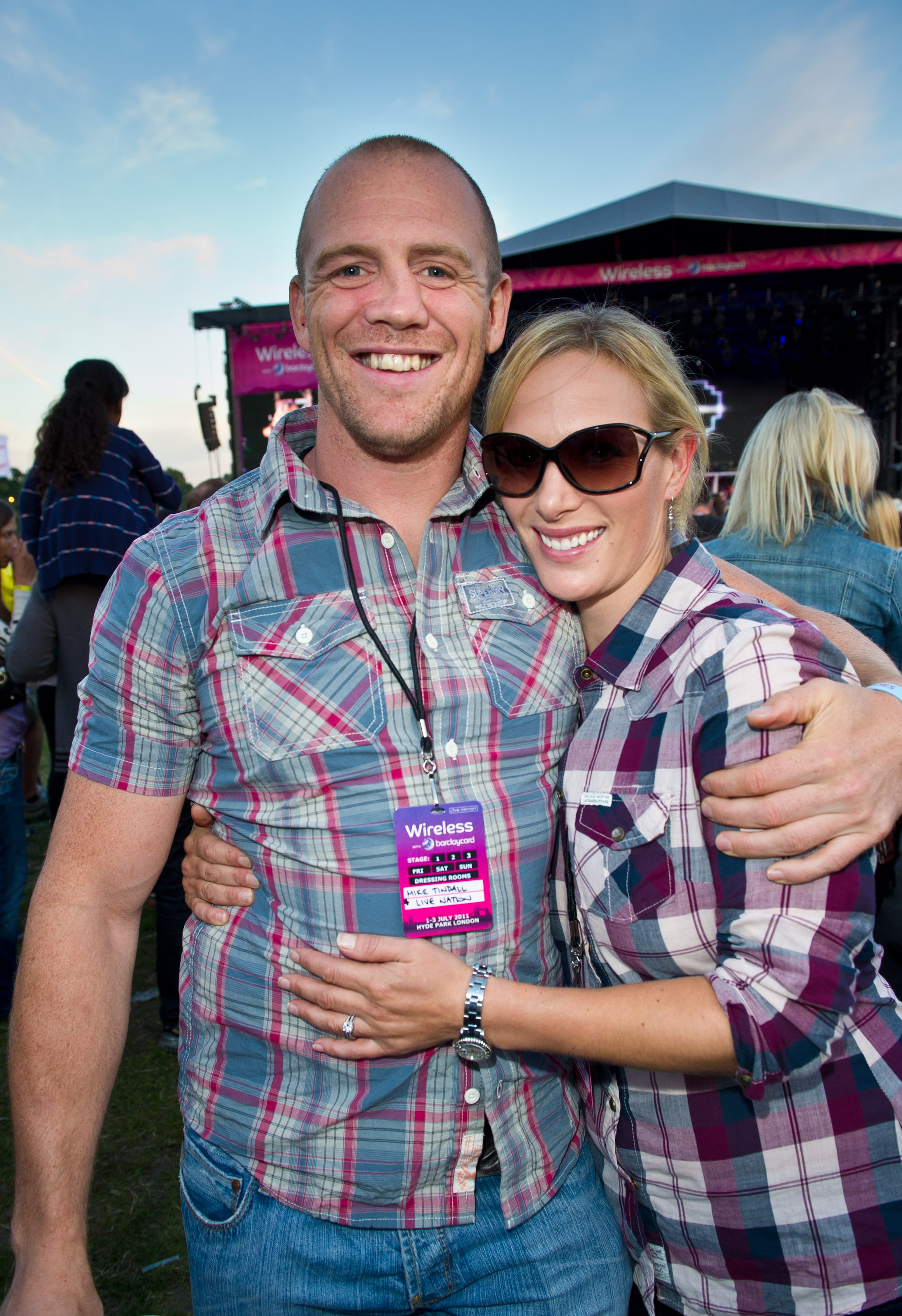 Zara Phillips and Mike Tindall