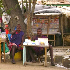 Traditional healers on the roadside