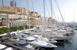 The yacht show at Monaco
