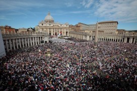 St Peter's Square. Image by Getty. 