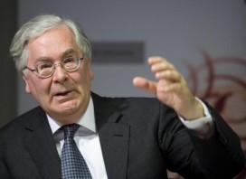 Sir Mervyn King. Image by Getty.