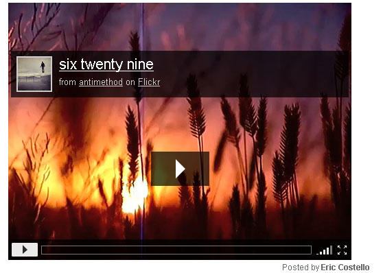 Flickr video