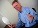 Luxim ceo with HID and LIFI bulbs