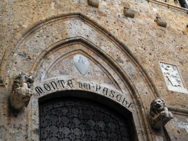 The headquarters of Monte Dei Paschi di Siena