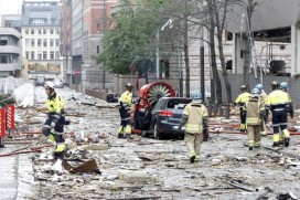 Aftermath of the Oslo bomb