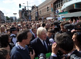 Boris Johnson in Clapham